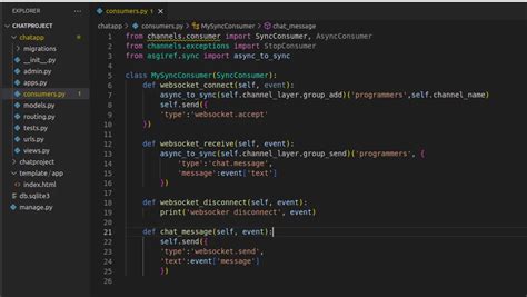 Django Real-Time Chat 的图像结果
