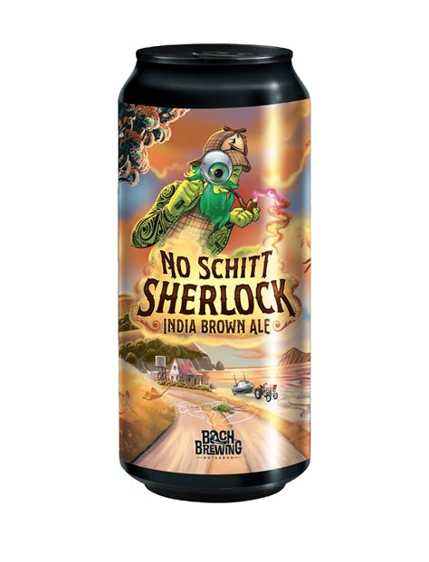 No Schitt Sherlock India Brown Ale 12x440ml cans – Bach Brewing