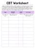 CBT Worksheets by Colorful Counselor | TPT