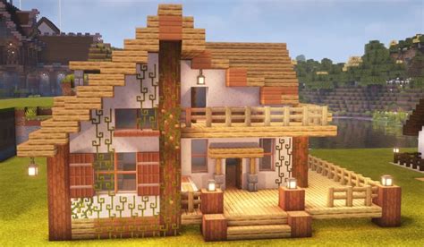 Image result for Cottage Core House in Minecraft Tutorial