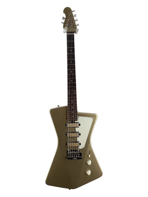 Used Sterling by Ernie Ball ST VINCENT GOLDIE Modern Metal Electric Guitar Goldtop 6-String