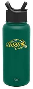 Simple Modern North Dakota State 32oz Summit Water Bottle with Straw ...