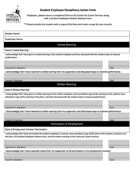 46 Effective Employee Write Up Forms [+ Disciplinary Action Forms]