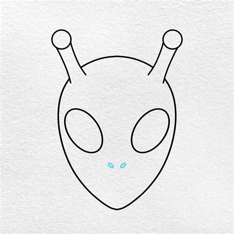 Image result for Alien Head Drawing Easy