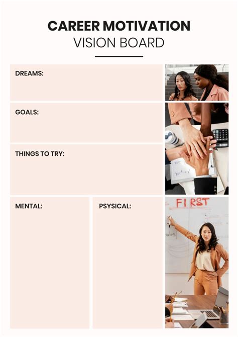 Image result for Work Vision Board