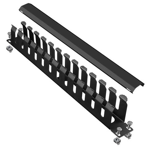 Buy 2Pack 1U 19inch Rack Cable Management System,All Metal Horizontal ...
