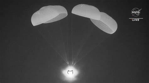 Watch: Four Astronauts Onboard SpaceX Capsule Return To Earth From ...