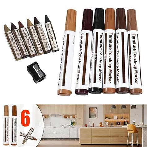 Kidorado - Furniture Repair Kit Wood Permanent Markers Fine- Set of 13 ...