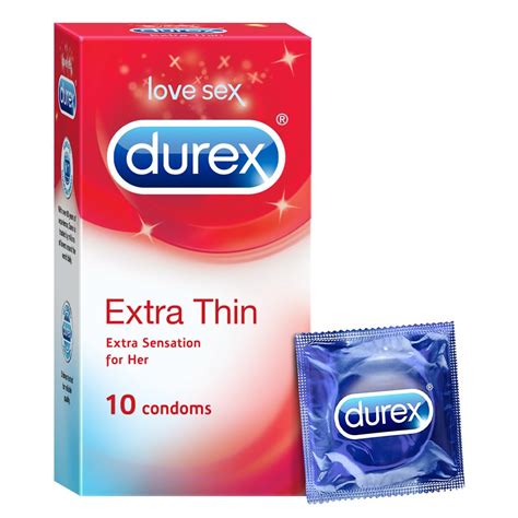 Buy Durex Extra Time Condoms for Men - 10 Count |Performa Lubricant for ...