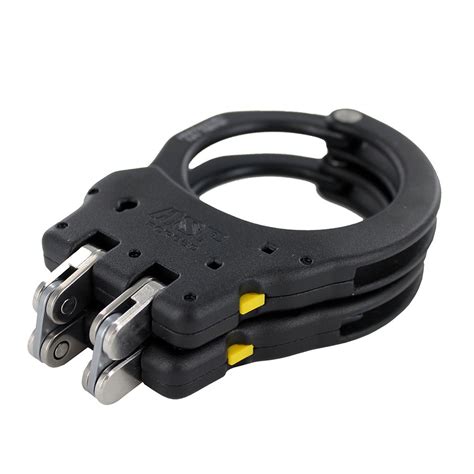 ASP Ultra Plus Aluminum Hinged Handcuffs with Keyless Double Lock 56071