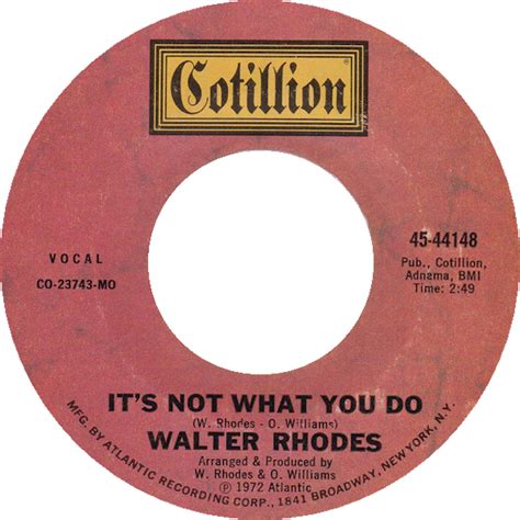 Illustrated Walter Rhodes discography