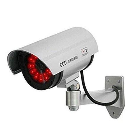 Buy SUKHAD Security Dummy CCTV Fack Bullet Camera with LED Light ...