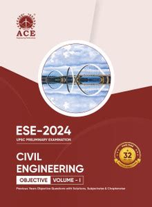 ESE 2024 Prelims Civil Engineering Objective Volume 1 Previous ...