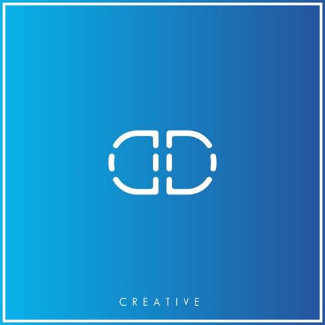 DD Premium Vector letzteres Logo-Design, kreatives Logo, Vektor ...