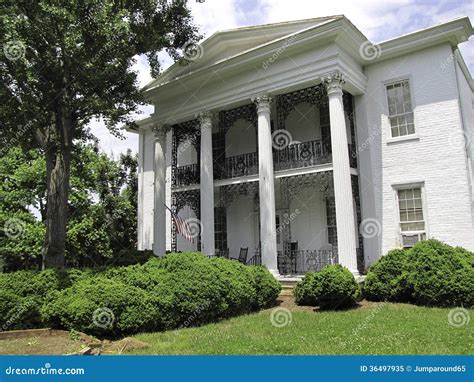 Plantation style house stock image. Image of dream, grass - 36497935
