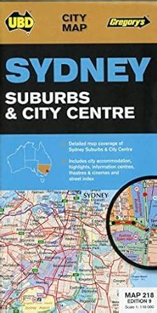 Buy Sydney Suburbs & City Centre Map 218 9th ed (City Map) Book Online ...