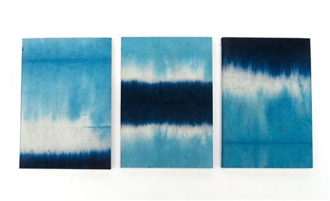 Buy Dip Dyed Set of 3 Soft Cover Binding Blank Pages Notebooks Online ...