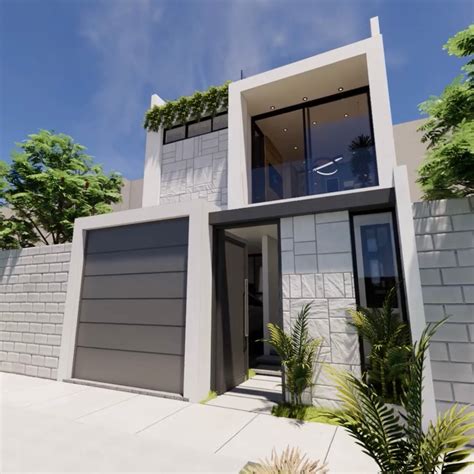 Planos de Casa 6m x 20m - Glass Arquitectos