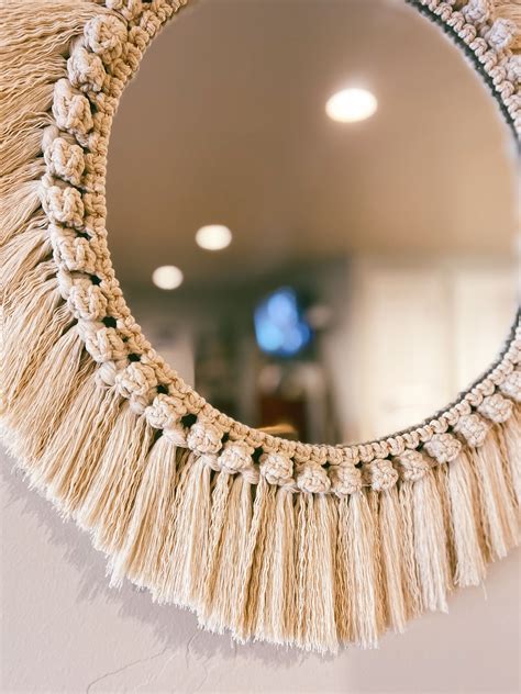 Image result for DIY Macrame Mirror Tutorial