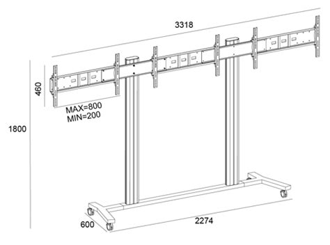Video Wall Stand(VS-F3) - Rife Technologies