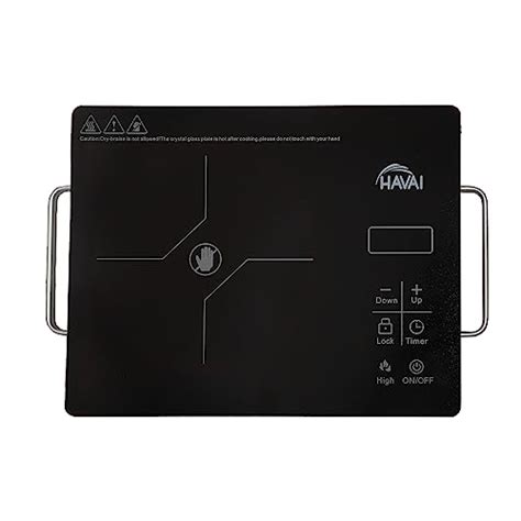 HAVAI Infrared Induction Cooktop | 2000W | Touch Functions with LED ...