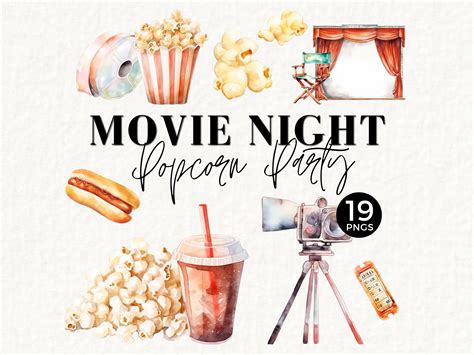 Movie Night Dvd Clip Art