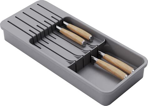 Amazon.com: Lifewit Knife Drawer Organizer, Drawer Knife Block for 9 ...