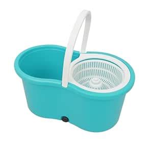 ESHANVI Floor Cleaning Spin Mop Set with 2 Microfibre Heads | 360° Easy ...