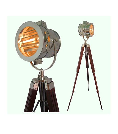 Buy Antique Design Floor Lamp Stand - with Nickle Chrome Search Light ...