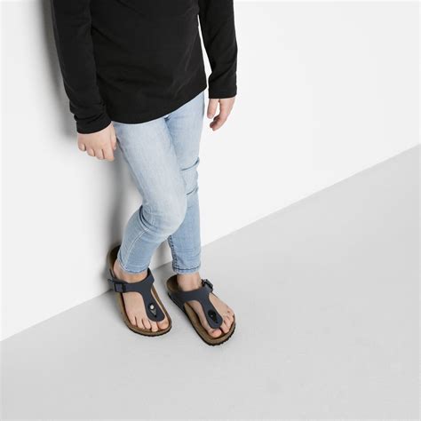 Buy Blue Gizeh Kids Birko-Flor Nubuck Online in India - BIRKENSTOCK