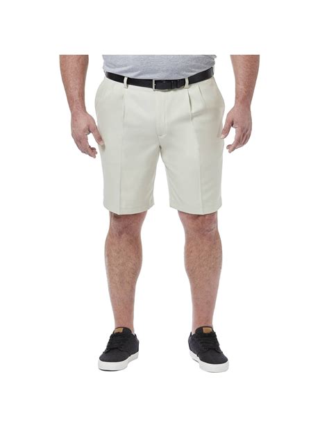 Men's Big & Tall Cool 18® Pro Pleat Front Shorts Regular Fit HS90439 ...