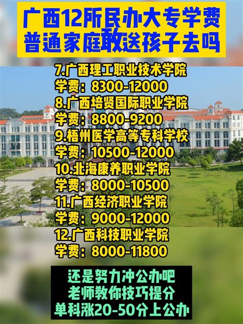 广西大学排名前十所 2022年广西本省所有排名前10强(原创)_ - 职教网