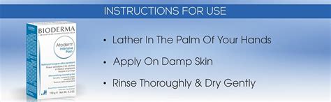 Bioderma Atoderm Intensive Baby Soap Bar From Birth Gently Cleanses and ...