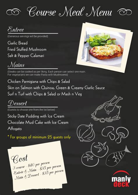 Image result for First Course Meal Examples