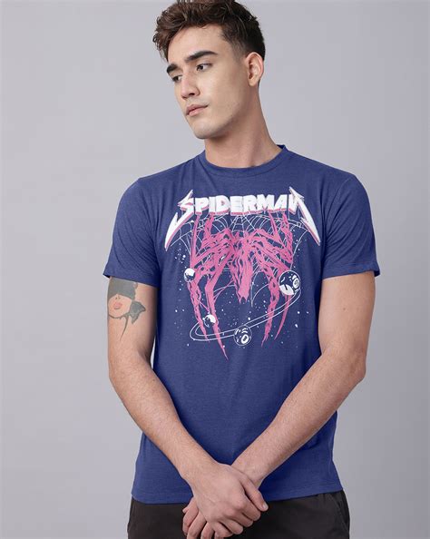Spider-Man Printed Regular Fit Tshirt For Men – Free Authority