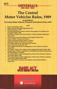Central Motor Vehicle Rules, 1989: Buy Central Motor Vehicle Rules ...