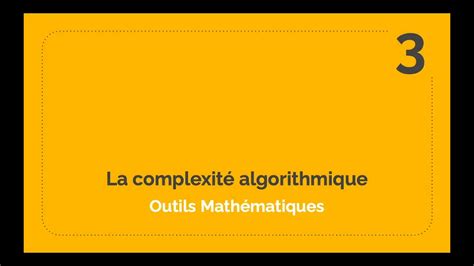 Image result for Notions de Complexité Algorithmique