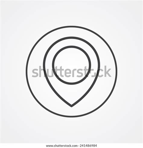 Map Pin Outline PNG 的图像结果