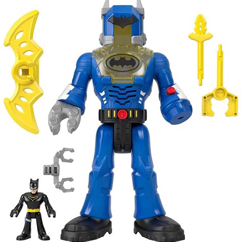 Fisher-Price Imaginext Dc Super Friends Batman Toys, 12-Inch Robot Toy ...