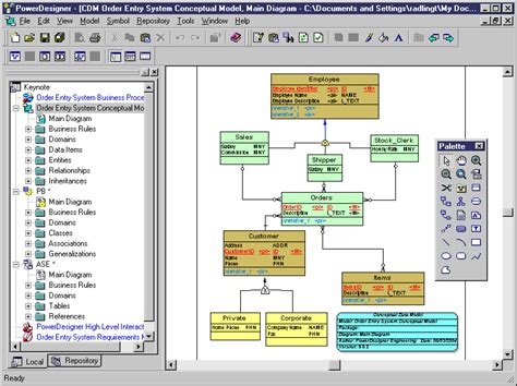 PowerDesigner使用教程-使用PowerDesigner新建业务流程图的操作步骤_华军软件园