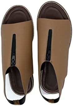 Buy Elanberg Womens Faux Leather Talking Toe Sandle Fashion Sandals ...