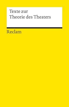 Amazon.in: Buy Texte zur Theorie des Theaters. Book Online at Low ...