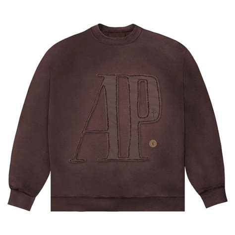 Cactus Jack By Travis Scott X Audemars Piguet Logo Crewneck Brown Price ...