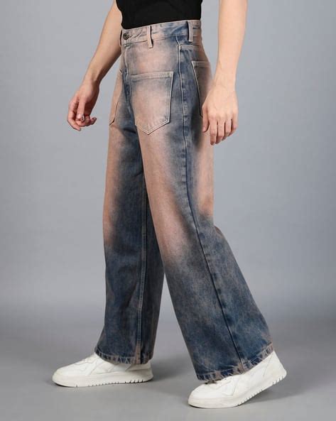 Buy Blue Mix Jeans for Men by Shein Online | sheinindia.in