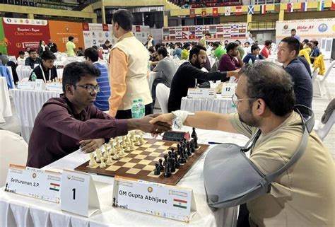 1st Bangalore GM 2024 R8: Sethuraman emerges sole leader - ChessBase India