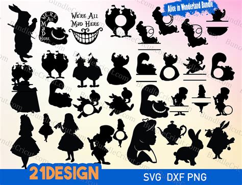 Alice In Wonderland Silhouettes