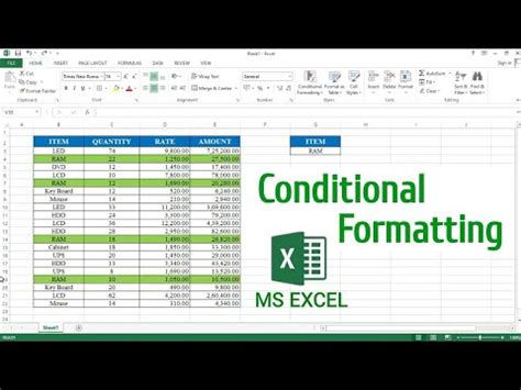 Image result for Conditional Formatting Excel Advanced