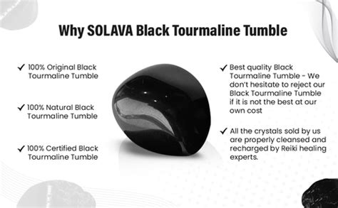Buy Original Black Tourmaline Stone Tumble - SOLAVA World – SOLAVA WORLD