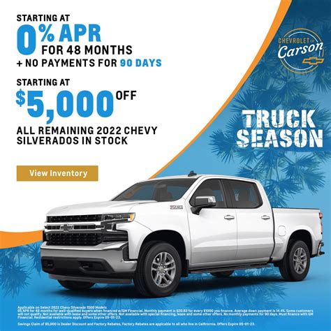 New Vehicle Specials | Chevrolet of Carson