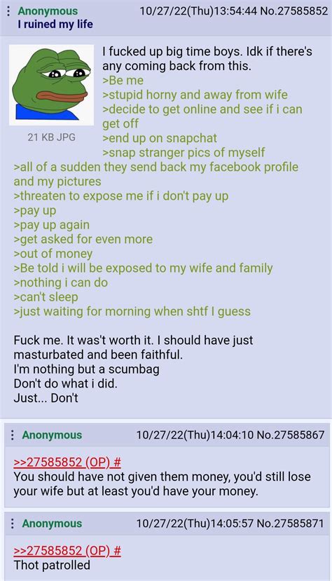 anon love sending nudes to strangers. | /r/Greentext | Know Your Meme